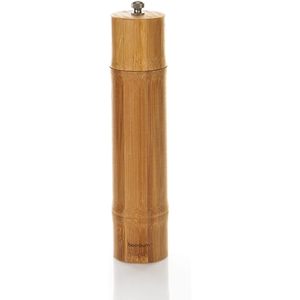 BlockShop Madras Manual Spice Grinder <b>Mill</b> Bamboo Salt and Pepper <b>Mill</b> with Porcelain Blades and Rotary Operation - Product Image 1