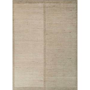 Contour Ivory Handmade Wool <b>Rugs</b> Striped Hwl-334 Rectangular for Living Room Hallway Decor Room <b>Bedside</b> <b>Rug</b> Loom Technique - Product Image 1