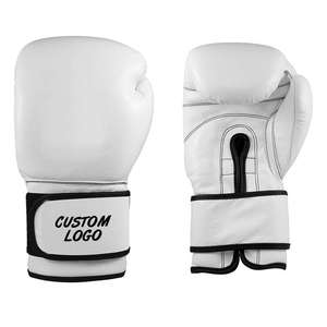 Guantes de Boxeo de Entrenamiento con Logotipo Personalizado al por Mayor, Guantes de Boxeo de Cuero Genuino, Guantes de Entrenamiento de Muay Thai y Kick Boxing - Product Image 6