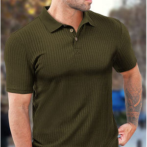 Camisetas de manga corta informales de secado rápido para hombre, moda de verano, 220 gramos de algodón orgánico, diseño de estampado sólido, cadenas de suministro ágiles - Product Image 2