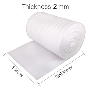 Trắng <span class=keywords><strong>2Mm</strong></span> Độ Dày Dài Mở Rộng Polyethylene Epe Đóng Gói Bọt Cuộn Bọc Epe Bọt Tấm Đệm - Product Image 5
