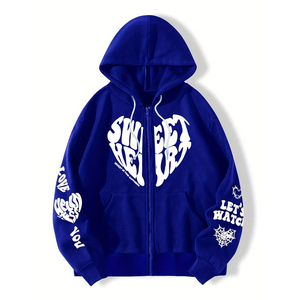 Sweat à capuche imprimé bouffant 3d de haute qualité Sweat à capuche décontracté pour hommes Sweat à capuche de haute qualité Pull surdimensionné Sweat à capuche lourd - Product Image 1