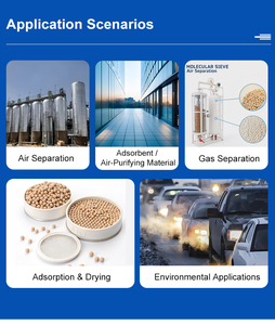 Perles déshydratantes de tamis moléculaire 3A de haute qualité pour le séchage de l'éthanol, la purification de l'air, la déshydratation des fluides frigorigènes et les additifs pétroliers - Product Image 4