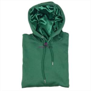 Sudadera con capucha de satén y seda para mujer, con estampado de farol personalizado, forro de seda, forro de satén, de espuma pesada, a la venta - Product Image 6
