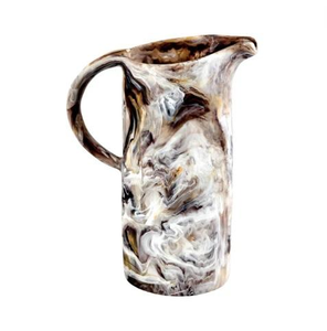 Jarra de Resina Personalizada, Jarra de Agua de Resina Hecha a Mano en India, Vajilla, Utensilios para el Hogar y la Cocina, Jarra de Resina Única con Remolino, Tazas - Product Image 3