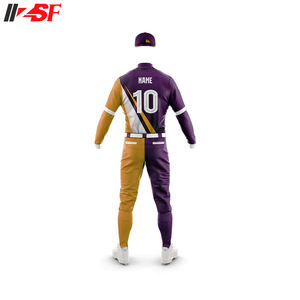 Nouveaux uniformes de baseball OEM unisexe tissu de maille personnalisé de gros sublimé antibactérien respirant protection UV logo personnalisé - Product Image 2