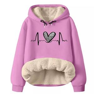 Sudadera con Capucha de Algodón de Punto Minimalista Informal para Mujer para Otoño Invierno MS-SS-1113 Características Antiarrugas de Secado Rápido con Cordón - Product Image 6