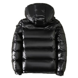 2024 personnalisé hommes hiver bulle vers le bas épaississement luxe sport haute brillant bouffant hommes avec capuche - Product Image 5