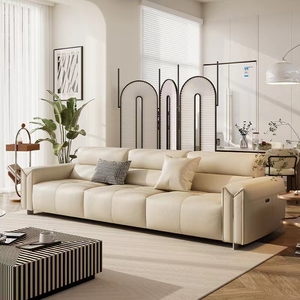 Bureau moderne salon maison canapé en cuir multifonctionnel trois places en cuir de luxe confortable pas de boulochage - Product Image 2