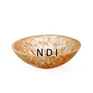 Bols finis en pierre de conception faite à la main pour la vaisselle de restaurant bols de service mélange de salade de fruits et bol fini en pierre de service - Product Image 1