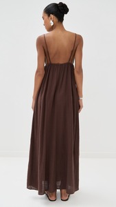 2025 vente chaude Boho longue coupe ample bordeaux dos nu plage Maxi robe avec Sexy ample longue col en v dames Maxi robe - Product Image 3