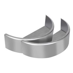 2 Guardabarros Redondos de Acero para Remolque de Eje Único con Placa Trasera, Compatible con Ruedas de 14 a 16 Pulgadas - 32 X 9 X 15 - Product Image 3