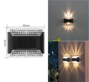 <span class=keywords><strong>Lampe</strong></span> murale <span class=keywords><strong>solaire</strong></span> transparente étanche pour extérieur avec source de lumière LED, <span class=keywords><strong>lampe</strong></span> <span class=keywords><strong>solaire</strong></span> à énergie renouvelable - Product Image 3