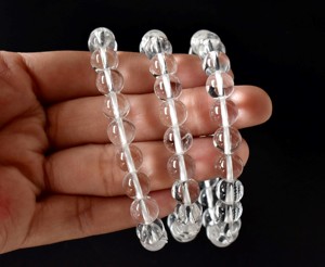 Wholesale Clear Crystal Quartz <b>Healing</b> Crystal <b>Bracelet</b> Bulk Handmade Beaded Stretch <b>Bracelet</b> for Meditation Fashion - Product Image 3