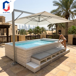 Piscina Elevada de Lujo con Sofá Lounge, Equipamiento Completo, Piscina SPA Exterior - Product Image 1