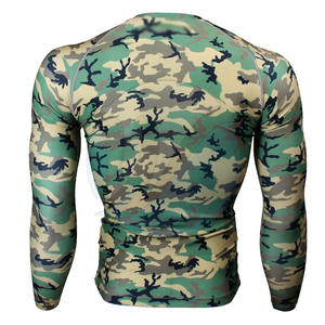 Camisas de compresión de secado rápido para hombres Ropa de entrenamiento de gimnasio transpirable Ropa de entrenamiento - Product Image 4