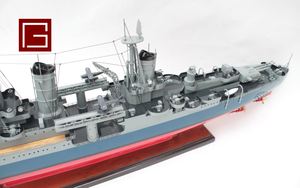 Gia Nhien Fabricant Approuvé Conception Personnalisée Bas quantité minimale de commande USS INDIANAPOLIS ARTISANAT EN BOIS - Product Image 6