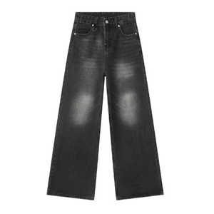 กางเกงยีนส์เอวสูงสำหรับผู้ชายกางเกงขาบานปรับแต่งได้แฟชั่นใหม่ - Product Image 6