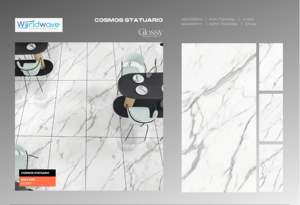 Taille 60x120cm (600x1200mm) La porcelaine vitrifiée émaillée de haute qualité combine force élégance Worldwave International India - Product Image 3