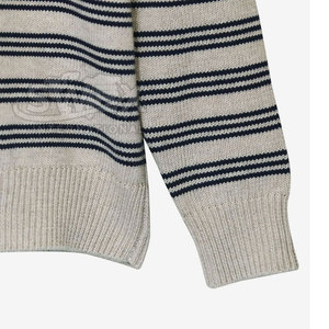 Pull en tissu mélangé respirant, léger, doux, tricoté, pour l'intérieur, vêtements d'hiver pour hommes - Product Image 4