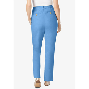 Pantalon chino pour femmes de qualité supérieure au design personnalisé Pantalon grande taille délavé Style décontracté avec logo à la taille fabriqué au Bangladesh - Product Image 5
