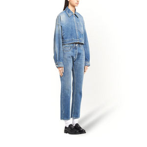 High Premium Custom Women's Vintage Casual <b>Soft</b> Denim Jacket with Button Detail High Quality Suitable Price Made in Pakistan - Product Image 3