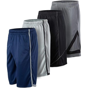 Vente en gros de shorts taille élastique avec cordon de serrage pour hommes shorts de baseball athlétiques confortables avec poches - Product Image 1