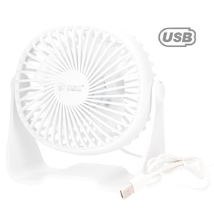 Mini ventilatore da dessert ricaricabile USB, bianco, 3W, 15cm (GSC 300010019) - Product Image 3