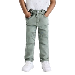 High Quality Men's Business <b>Jeans</b> Custom Thick Spring Style Formal Mid Waist Medium Wash Midweight Breathable Zipper Fly - Product Image 2