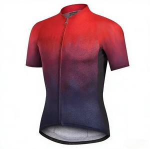 Maillot de cyclisme haute performance à logo personnalisé, impression par sublimation, évacuation de l'humidité, séchage rapide, pour cyclistes professionnels, événements de cyclisme sur route - Product Image 5