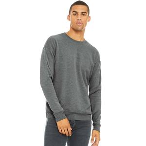 Alta calidad 100% algodón francés Terry sudaderas cuello redondo alta calidad impresión personalizada Sudadera negra - Product Image 6