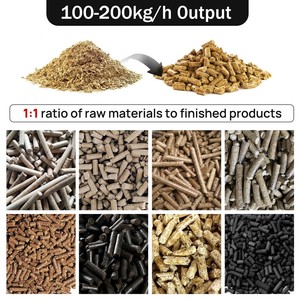 Presse à granulés de bois 15 kW, granulateur de biomasse robuste pour sciure de bois, coques de riz, paille, 300 kg/h, 380V, avec engrenages et roulements - Product Image 3