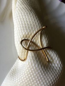 Polished Metal Napkin Ring Providing Clean Elegant Look <b>For</b> Various Dining Occasions Weddings And Festivals - Product Image 4