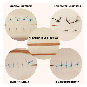 Kits de Suture personnalisés pour étudiants 6 pièces porte-Scalpel pince à tissu ciseaux Iris avec étui de rangement en PU - Product Image 4