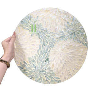 Hot Selling Product Mother of Pearl Round Placemats For Party Modern Style Decoration Placemats For <b>Dinner</b> From Vietnam - Product Image 3