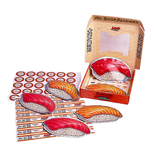 Bolsas de Mylar con Forma de Sushi, Diseño Único, Impresión Personalizada, Paquete de Bolsas de 3.5 Gramos y Caja con Pegatinas y Papel con el Logotipo a Juego - Product Image 2
