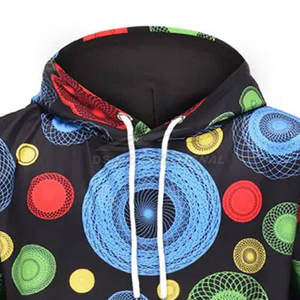 Superventas Nuevo diseño Sublimación Sudaderas con capucha 100% Algodón Temporada de invierno Bajo MOQ Patrón sólido Cuello con capucha - Product Image 6