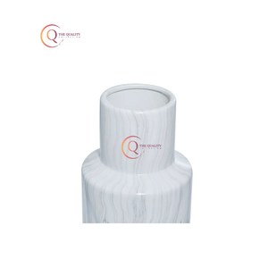 แจกันดอกไม้หินอ่อนธรรมชาติ100% ของขวัญบ้านของตกแต่งโต๊ะกระถางต้นไม้หินอ่อนขนาดพิเศษตามสั่ง - Product Image 4