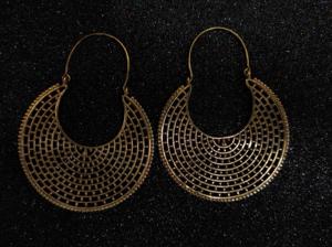 ต่างหูเกลียวมันดาลาต่างหูชนเผ่าต่างหูทองเหลืองต่างหูน้ำหนักเบาสำหรับผู้หญิงสายหูเกลียวสีทองสำหรับวันครบรอบ - Product Image 4