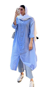 Womens Kurta Pajama with Floral Design, Trendy and Comfortable Cotton Outfit for Daily Wear - Product Image 5