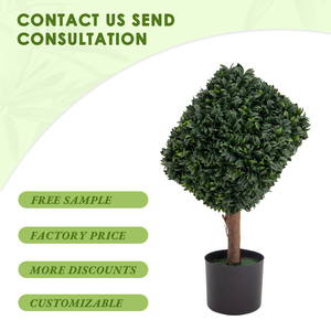 Plantes artificielles en pot Ruopei, arbres décoratifs artificiels verts, vente en gros <span class=keywords><strong>Shein</strong></span>, plantes d'intérieur, <span class=keywords><strong>décoration</strong></span> d'arbres - Product Image 2