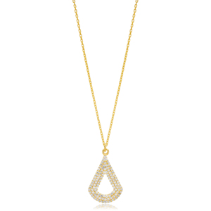 Colgante de Piedra de circón con diseño elegante, colgante turco hecho a mano, joyería de plata de ley 925 - Product Image 2