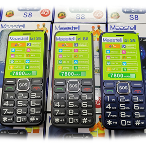 Téléphone mobile 4G pour <span class=keywords><strong>senior</strong></span> <span class=keywords><strong>avec</strong></span> gros bouton et <span class=keywords><strong>SOS</strong></span>, téléphone à double SIM <span class=keywords><strong>avec</strong></span> torche FM MP3 pour personnes âgées - Product Image 4
