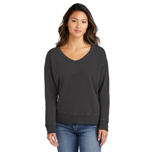 Sudadera de cuello redondo informal más vendida para mujer, sudadera cálida de mezcla de lana de poliéster y algodón para estilo de calle - Product Image 1