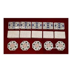 กล่องเก็บเครื่องประดับทรงสี่เหลี่ยมและทรงแปดเหลี่ยมทำจากเปลือกหอยมุกธรรมชาติรูปทรงต่างๆปริมาณมาก - Product Image 1