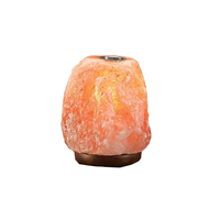 Portavelas Aromático de Cristal de Sal Hecho a Mano, Ambientes Serenos en el Hogar, 100% Sal de Roca del Himalaya Natural, Forma Natural, Vela de Té