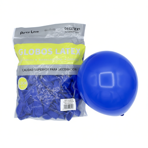 Palloncini in lattice Party Love 12 cm Blu Scuro 100 pz Sacchetto Decorazione - Product Image 2