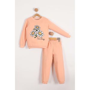 Papatya motivo Kız Çocuk Eşofman MNK0620 EKRU - Product Image 5