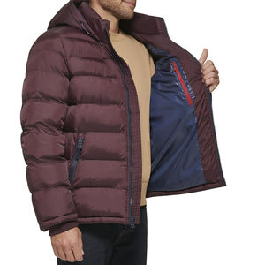 Producto de moda ecológico, chaquetas para hombre, nueva venta al por mayor, chaqueta acolchada de manga larga transpirable de talla grande para hombre - Product Image 5