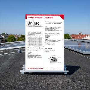 Système de montage solaire Unirac FlashKit TR pour toit plat en tuiles, finition brute, 1 pièce - Product Image 3